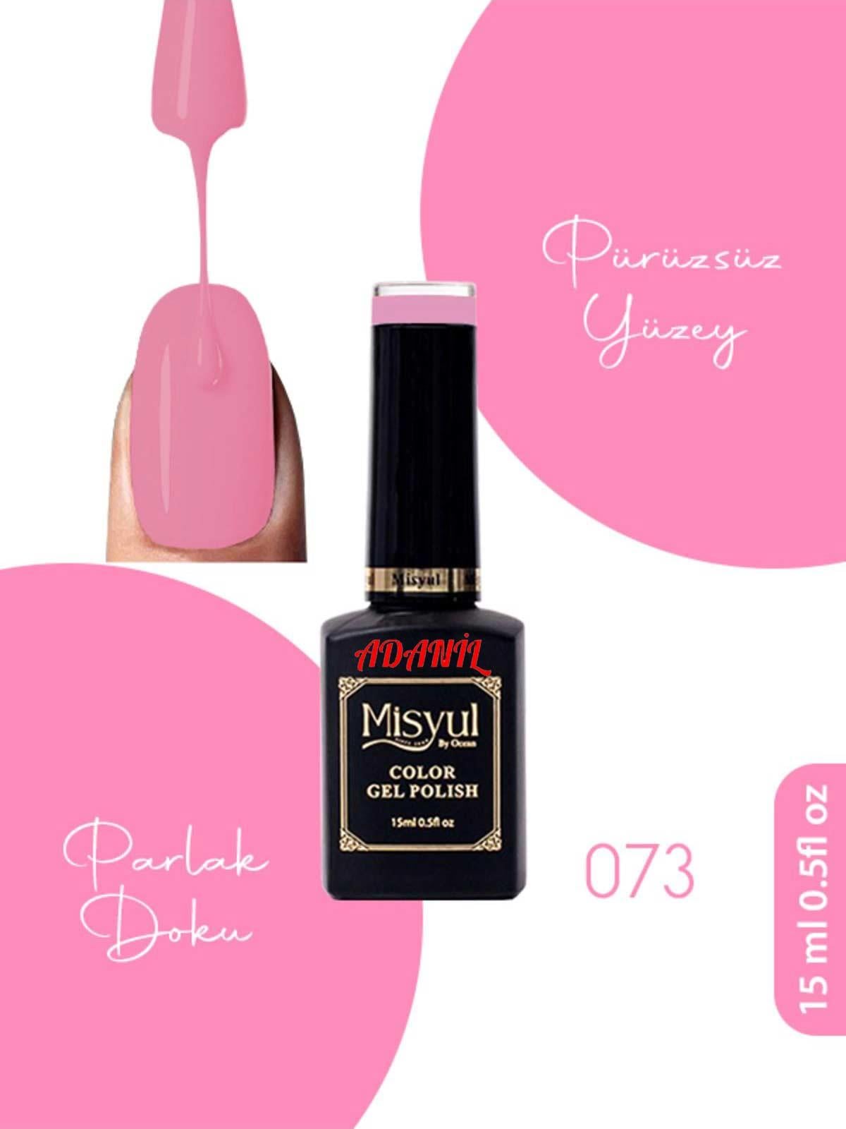 Adanil 15 ml Misyul Profesyonel Kalıcı Oje Mis-073 - ADANİL-MİSYUL-PRO-KALICI-OJE-MİS-073