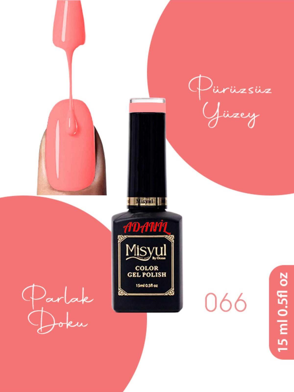 Adanil 15 ml Misyul Profesyonel Kalıcı Oje Mis-066 - ADANİL-MİSYUL-PRO-KALICI-OJE-MİS-066