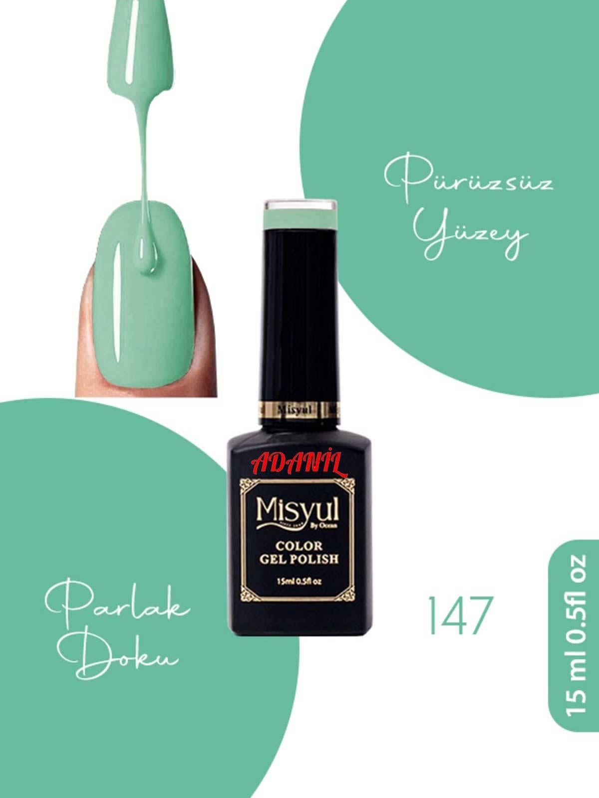 Adanil 15 ml Misyul Profesyonel Kalıcı Oje Mis-147 - ADANİL-MİSYUL-PRO-KALICI-OJE-MİS-147