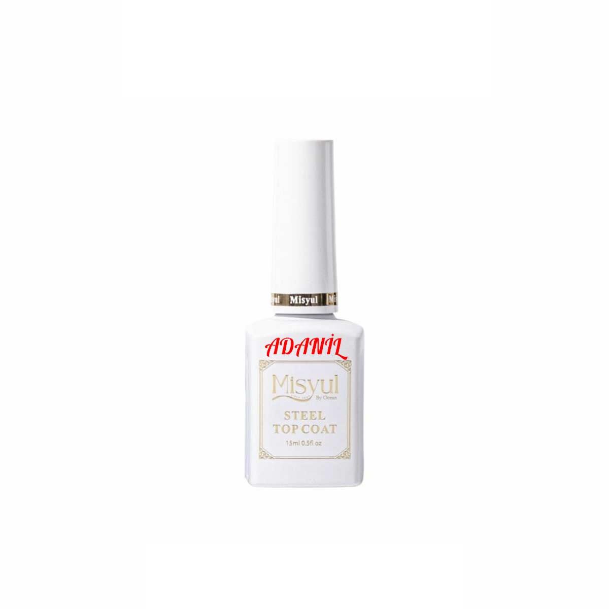 Adanil 15 ml Misyul Profesyonel Steel Parlak Çizilmez Top Coat - ADANİL-MİSYUL-PRO-STEEL-TOP-COAT