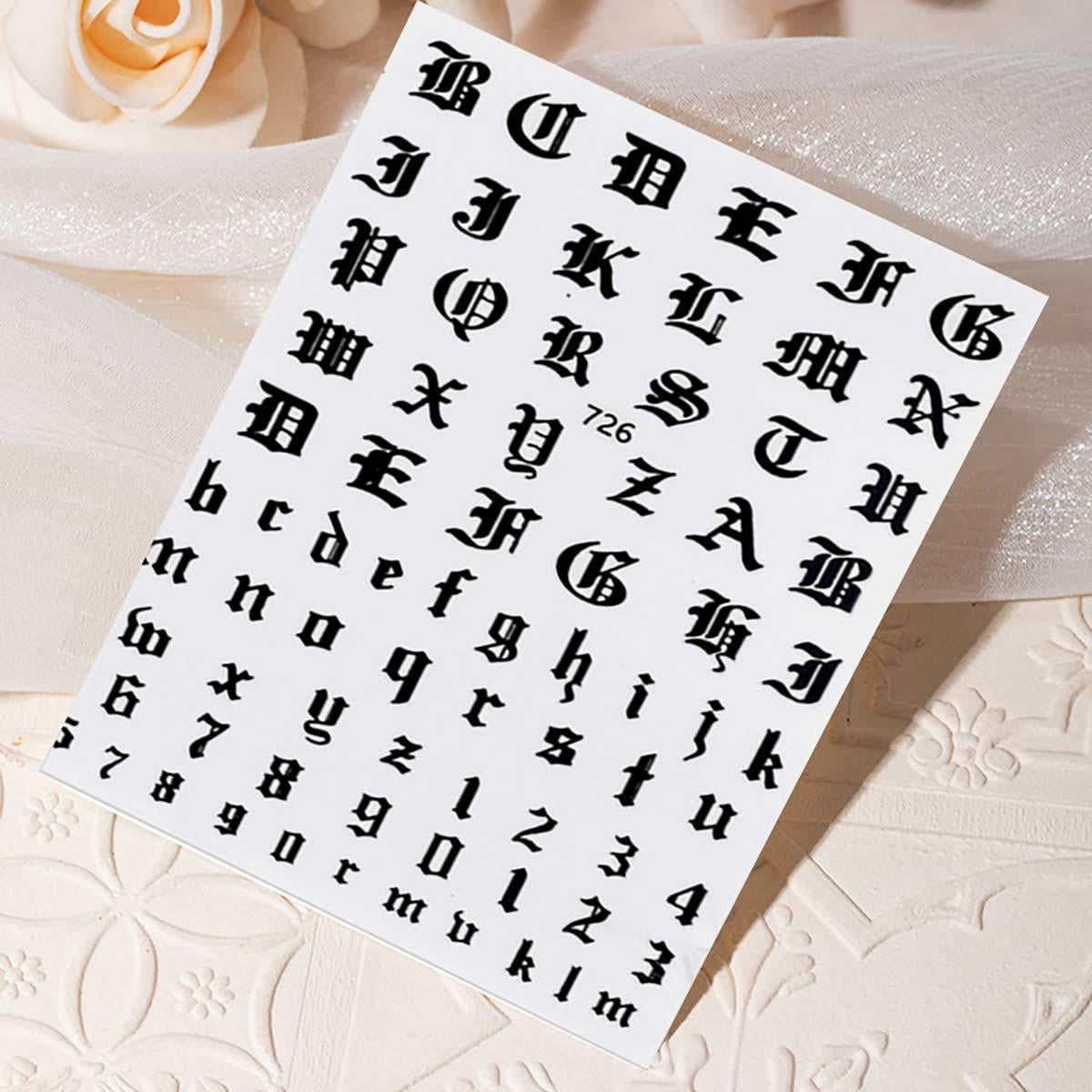Adanil Alfabe ve Rakamlar Sticker J0-726 - ADANİL-STICKER-J0-726