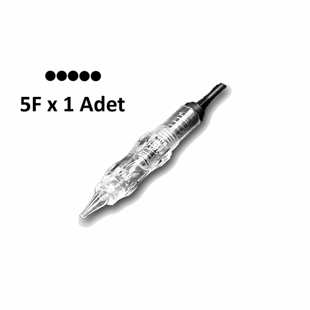 Adanil Biomaser 5F Kalıcı Makyaj İğnesi 5 Pin 1 Adet - ADANİL-BİOMASER-5F-1-ADET