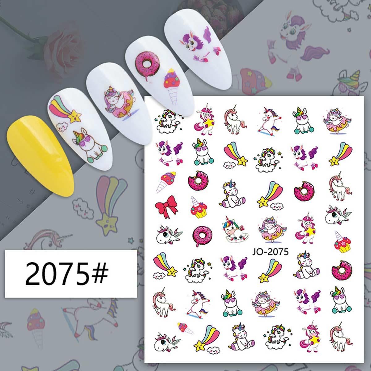 Adanil Donut Unicorn Sticker J0-2075 - ADANİL-STICKER-J0-2075