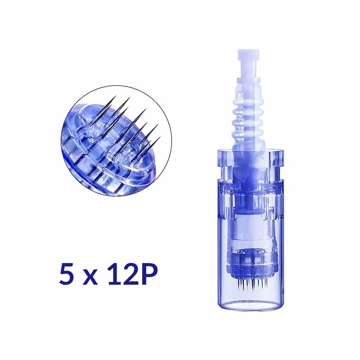 ADANİL DR. PEN 12 PİN DERMAPEN İĞNESİ ORİJİNAL DERMAPEN İĞNE KARTUŞU SOKETLİ 5 ADET - ADANİL-DR-PEN-12P-5-ADET