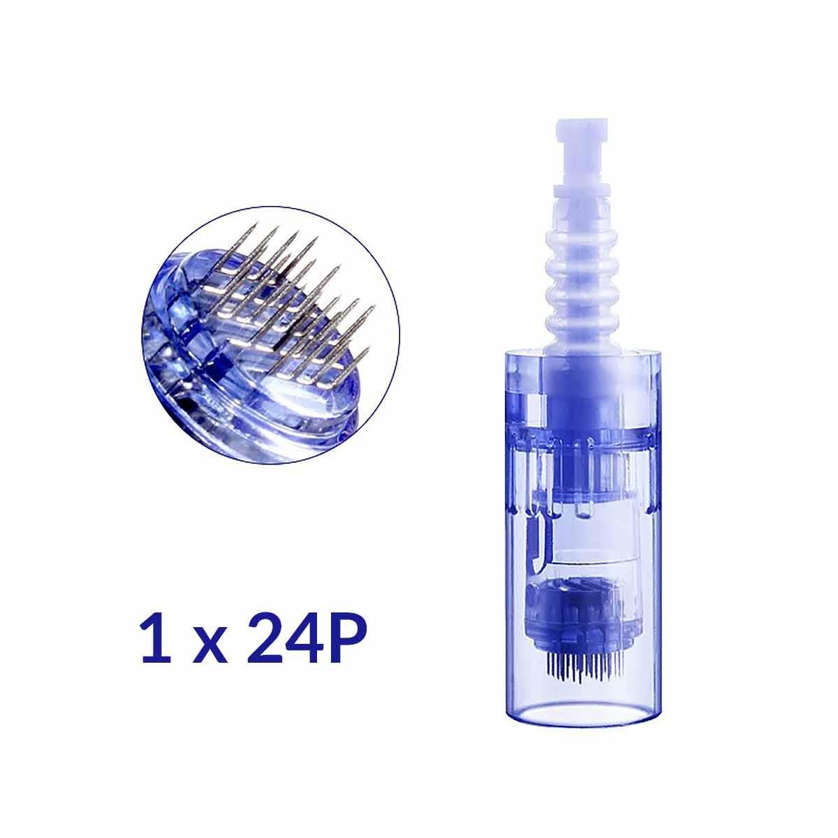 ADANİL DR. PEN 24 PİN DERMAPEN İĞNESİ ORİJİNAL DERMAPEN İĞNE KARTUŞU SOKETLİ 1 ADET - ADANİL-DR-PEN-24P-1-ADET