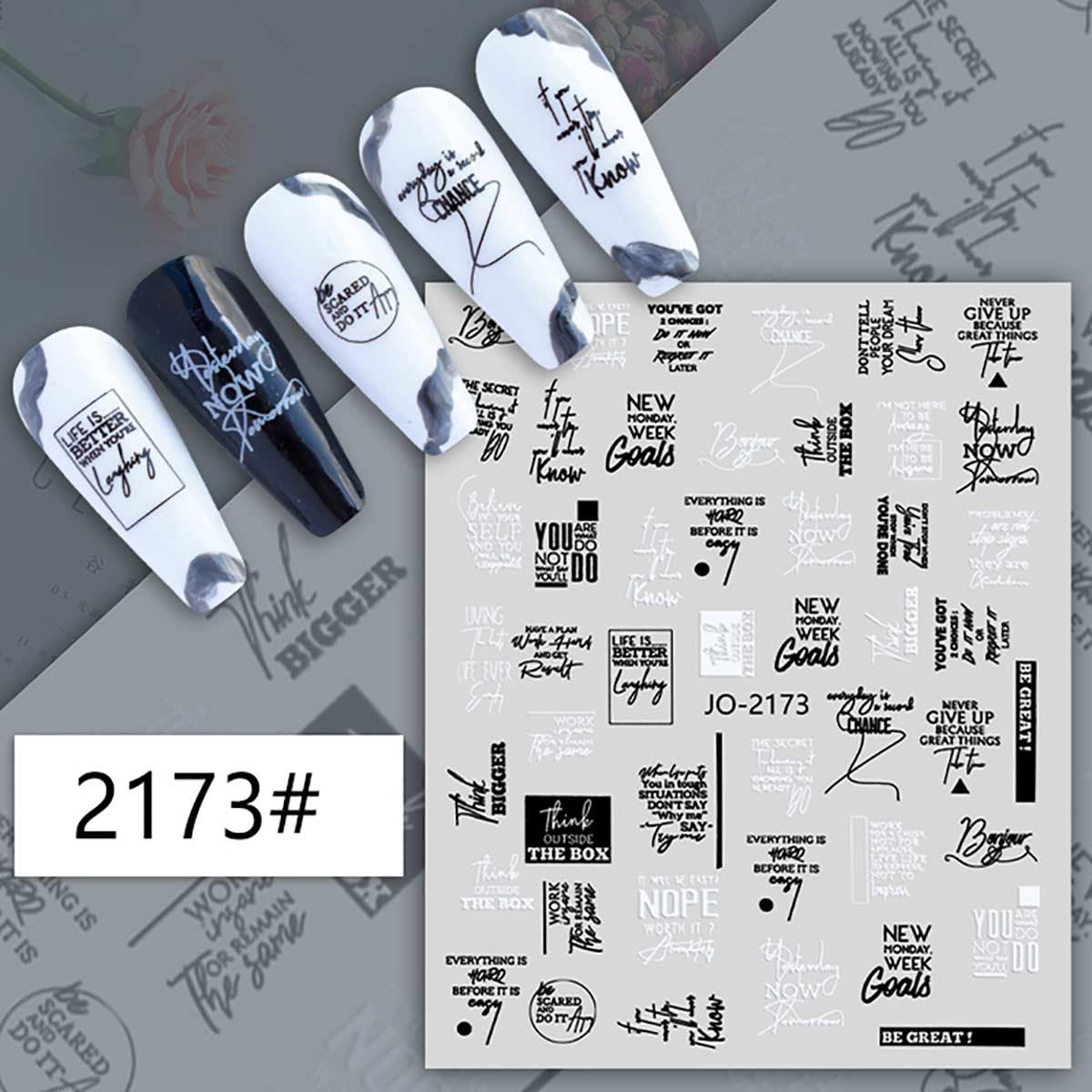 Adanil İngilizce İlham Tavsiye Yazılı Sticker J0-2173 - ADANİL-STICKER-J0-2173