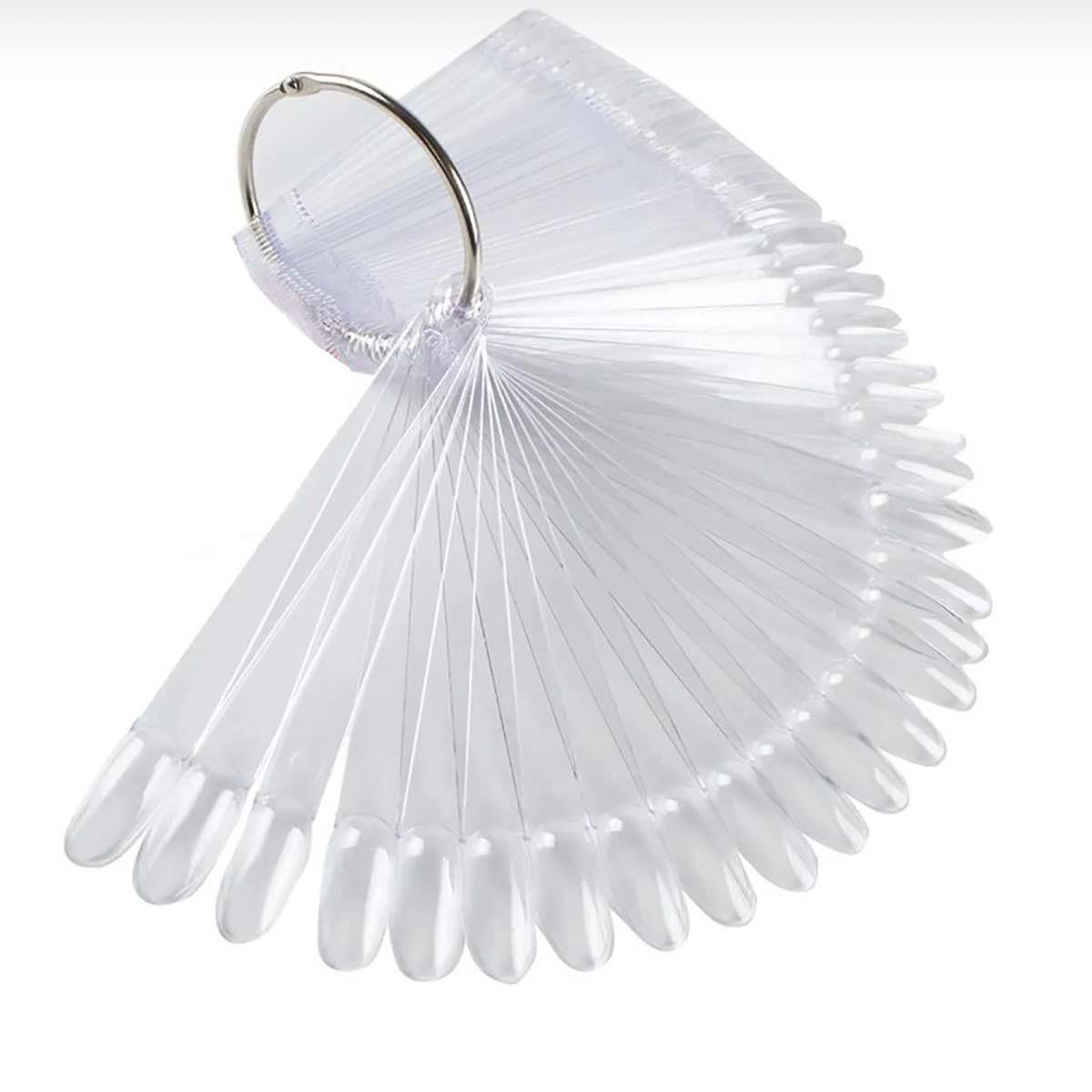 Adanil Kalıcı Oje Halka Oval Tırnak Kartela 50'li Şeffaf - ADANİL-OVAL-TIRNAK-KARTELA-50-ŞEFFAF