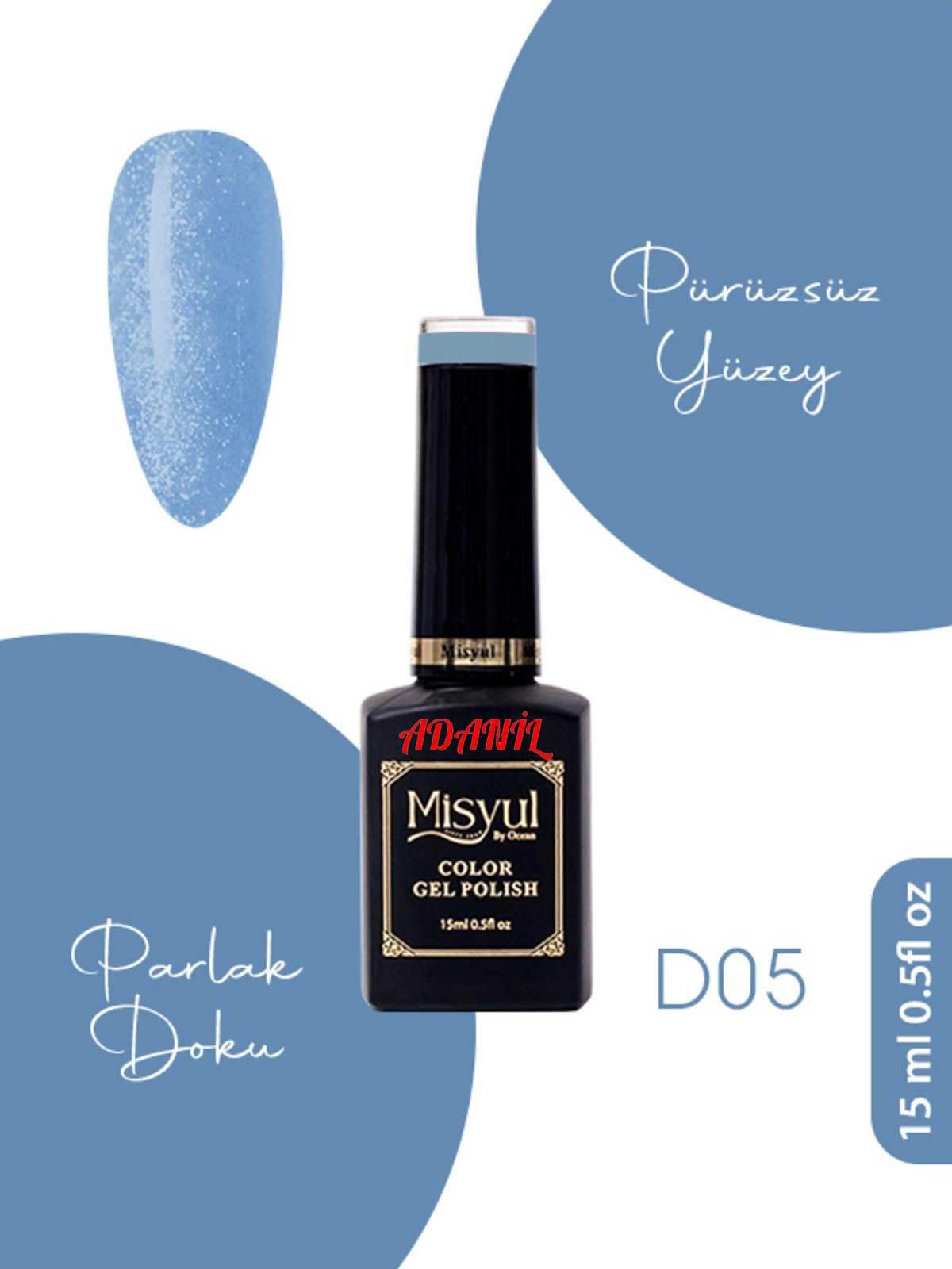 Adanil Misyul Disko Işıkta Parlayan Kalıcı Oje D05 - ADANİL-MİSYUL-DİSKO-05