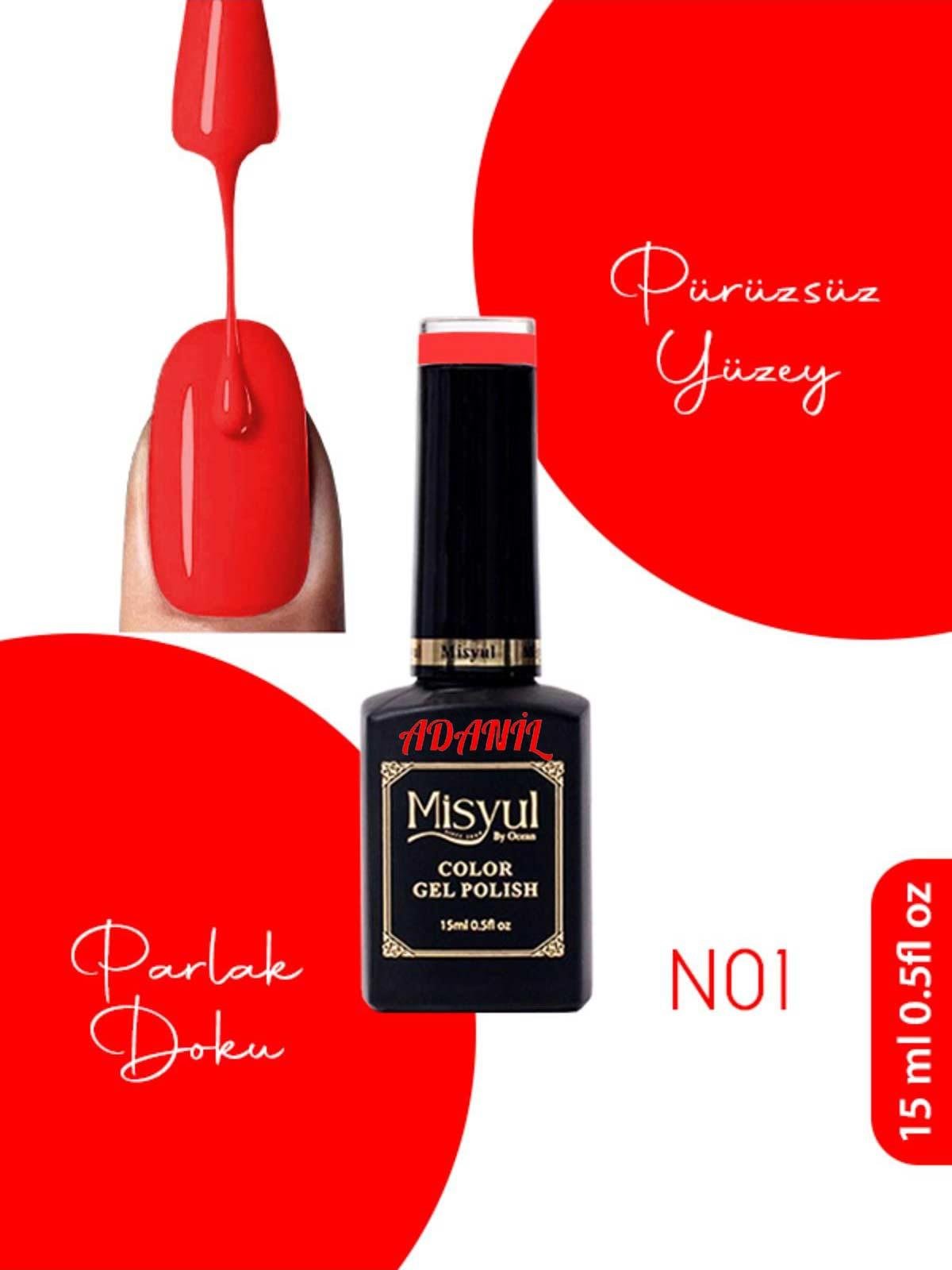 Adanil Misyul Neon Kalıcı Oje N01 - ADANİL-MİSYUL-NEON-01
