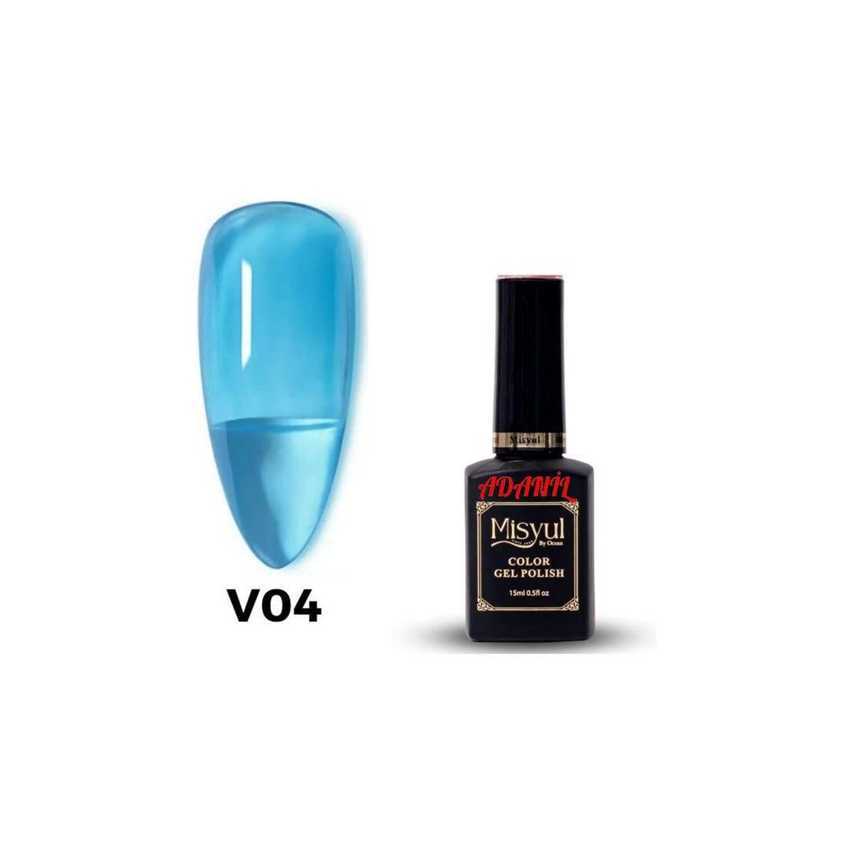 Adanil Misyul Vitröz Cam Saydam Kalıcı Oje V04 - ADANİL-MİSYUL-VITREOUS-04