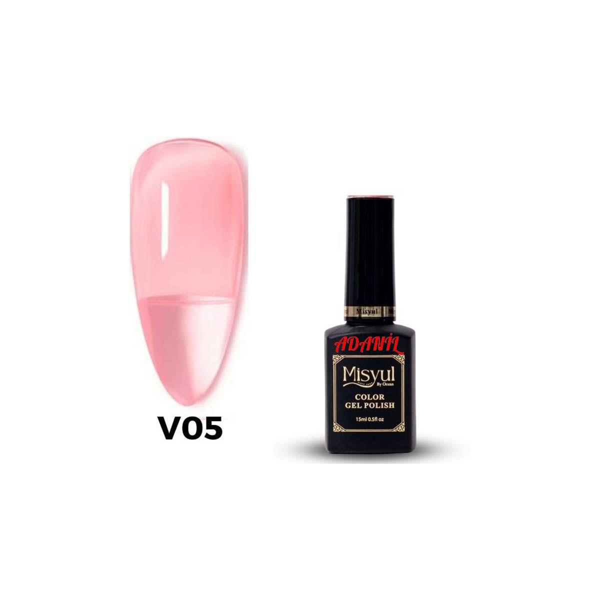 Adanil Misyul Vitröz Cam Saydam Kalıcı Oje V05 - ADANİL-MİSYUL-VITREOUS-05