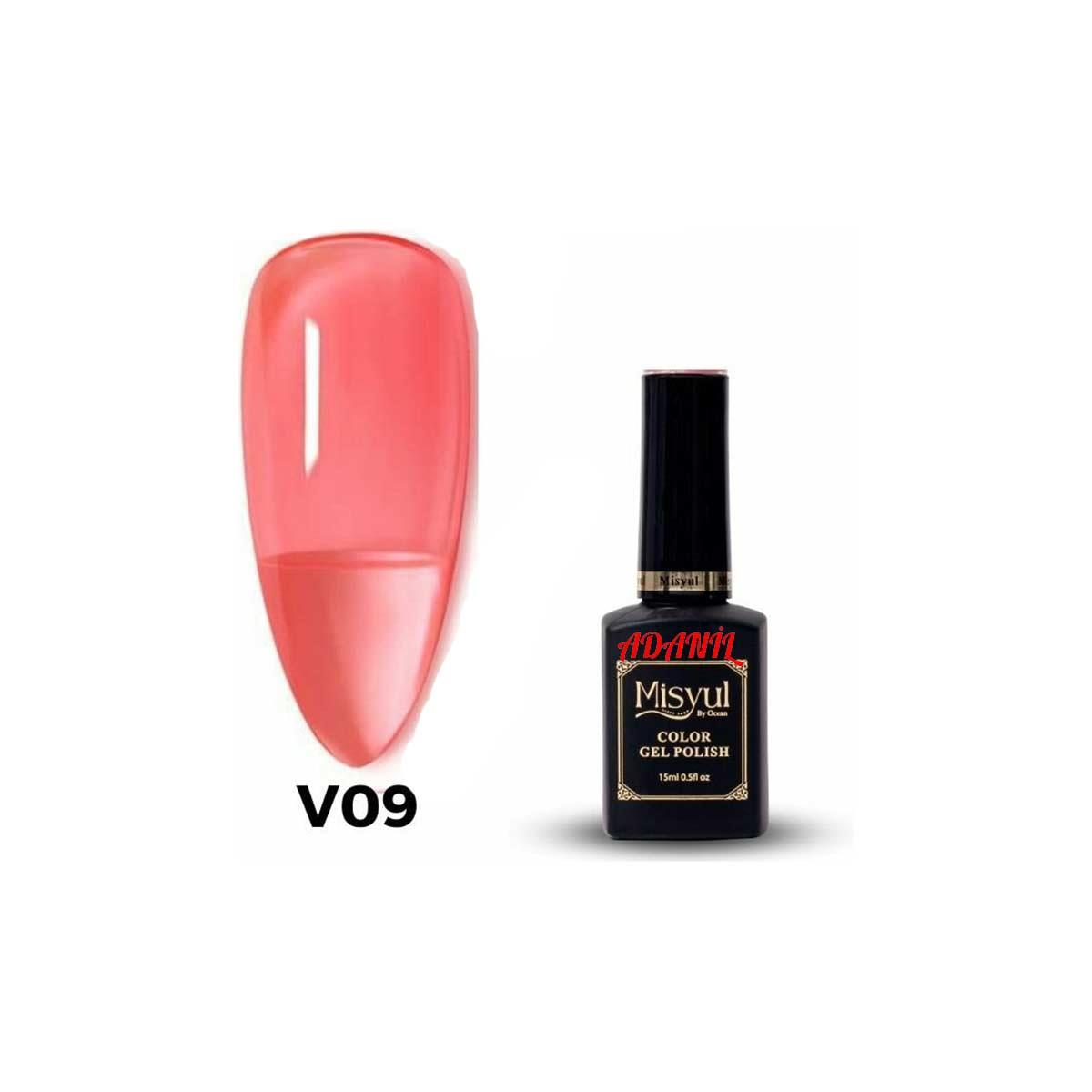 Adanil Misyul Vitröz Cam Saydam Kalıcı Oje V09 - ADANİL-MİSYUL-VITREOUS-09