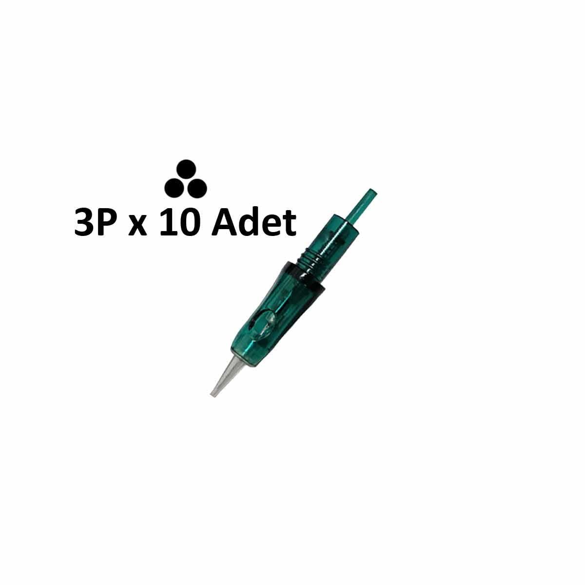 Adanil Monika 3P Kalıcı Makyaj İğnesi 3 Pin 10 Adet - ADANİL-MONİKA-3P-10-ADET