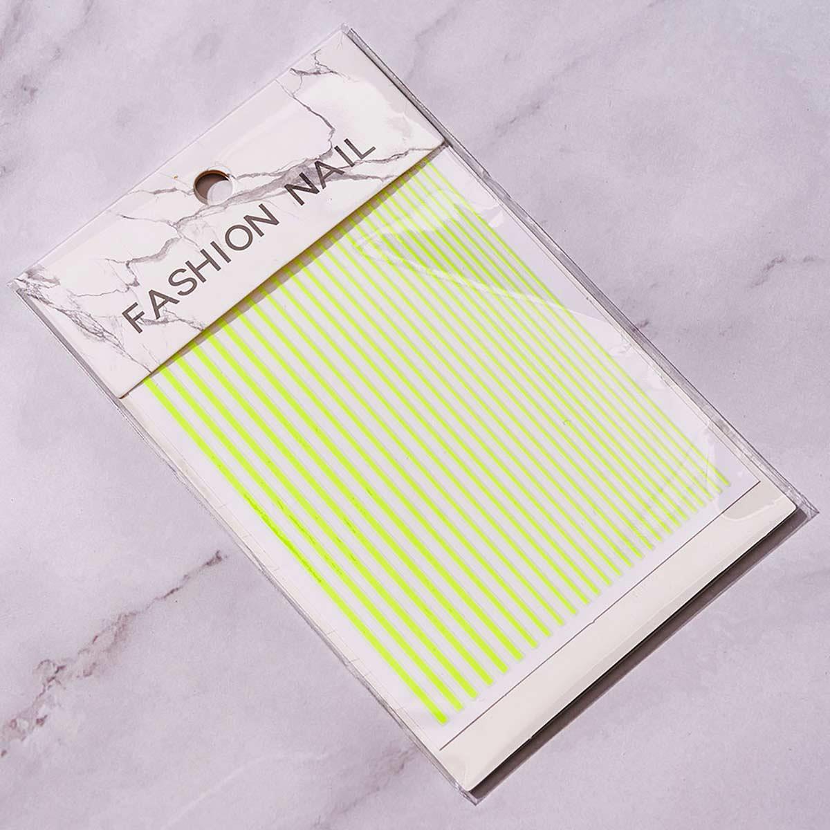 Adanil Nail Art Kendinden Yapışkanlı Şerit Sticker Lime Sarı Yeşil - ADANİL-ŞERİT-STİCKER-LIME-SARI-YEŞİL