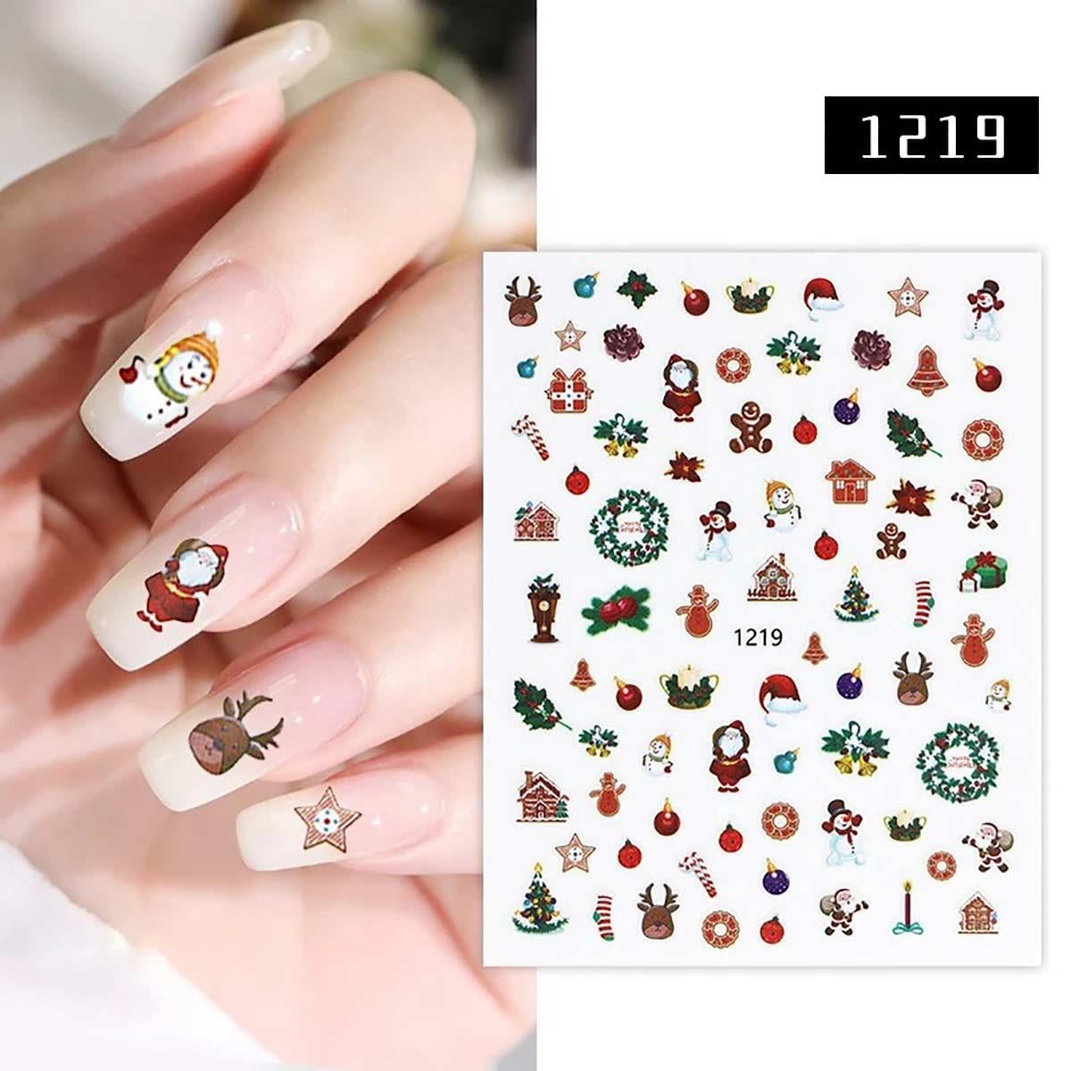 Adanil Noel Süsleri Yıldız Kardanadam Sticker J0-1219 - ADANİL-STICKER-J0-1219