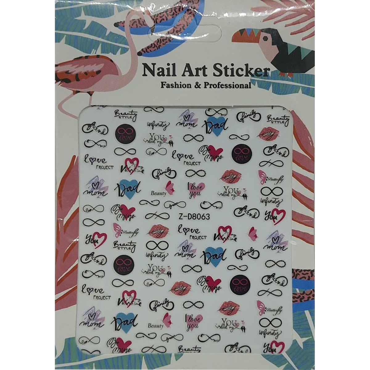 Adanil Sonsuzluk Sticker Z-D8063 - ADANİL-STICKER-Z-D8063