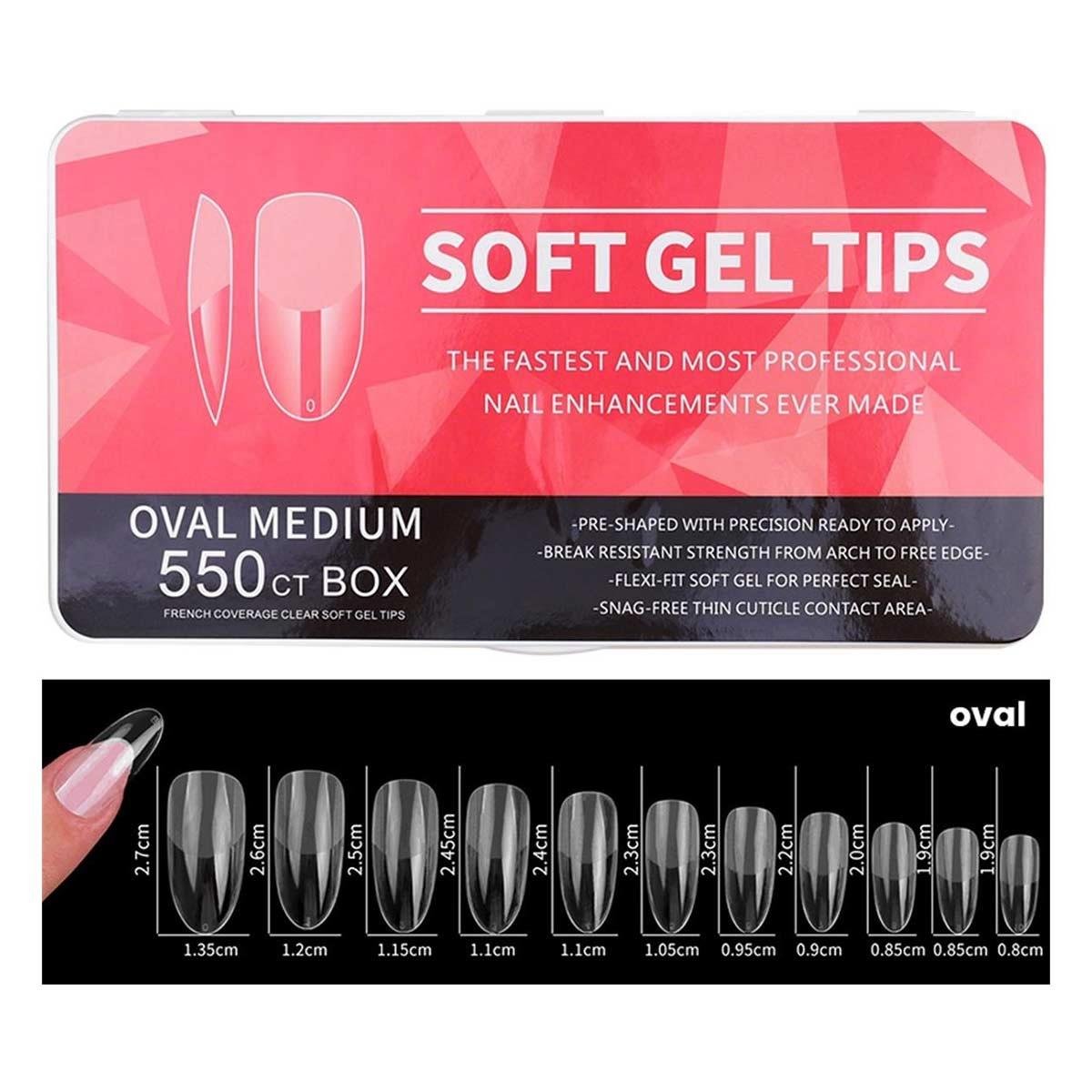 Adanil Yeni Nesil Medium Oval Jel Tips Kolay Kullanım Hızlı İşlem 550 Adet - ADANİL-YENİ-MEDIUM-OVAL-JEL-TIPS