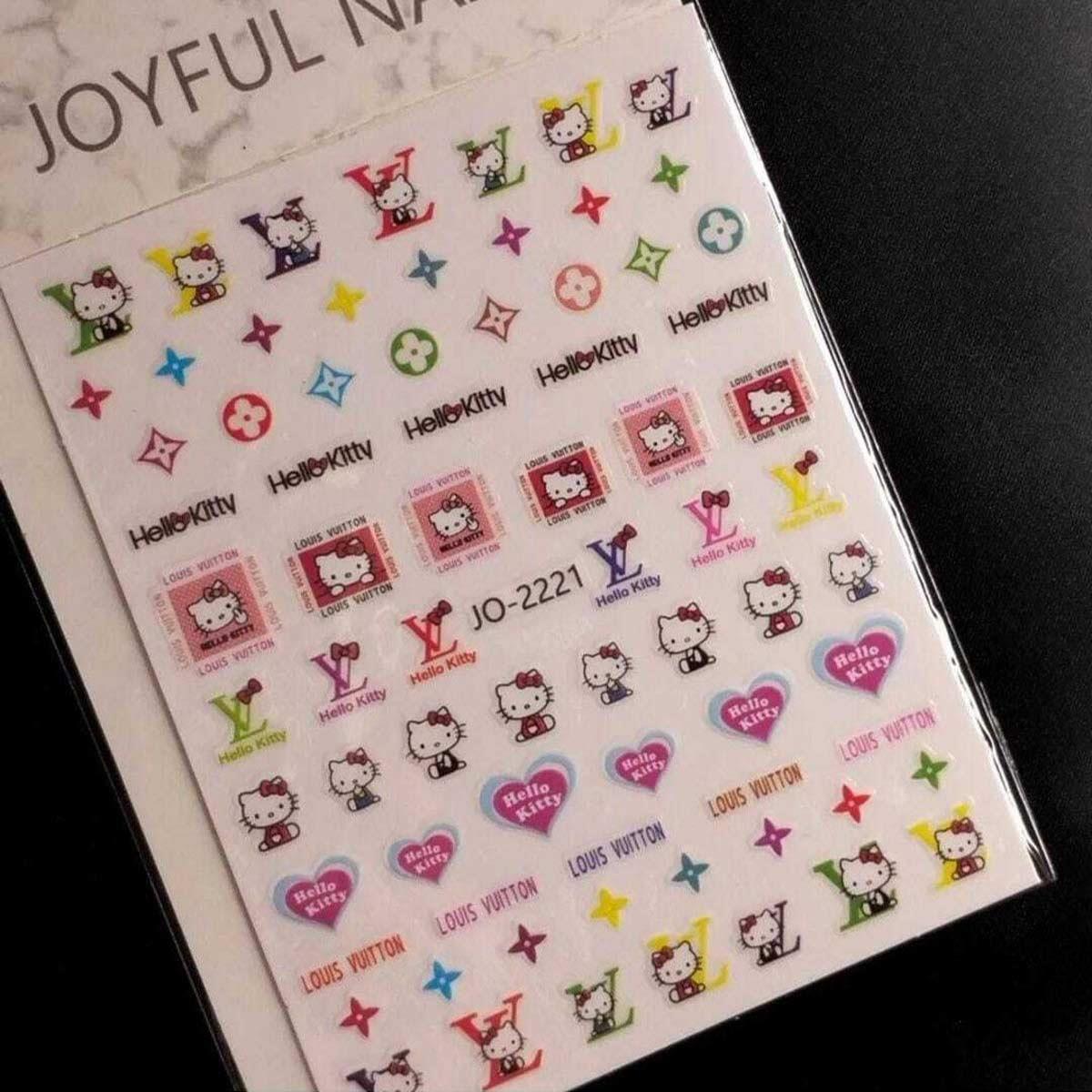 Hello Kitty/LV Stickers