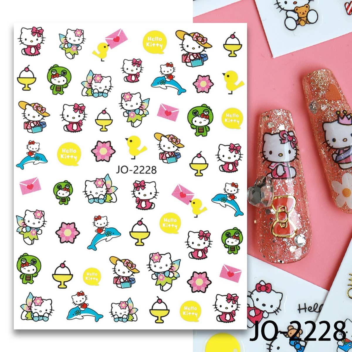 Adanil Yunus Kıyafet Dondurma Hello Kitty Sticker J0-2228 - ADANİL-STICKER-J0-2228