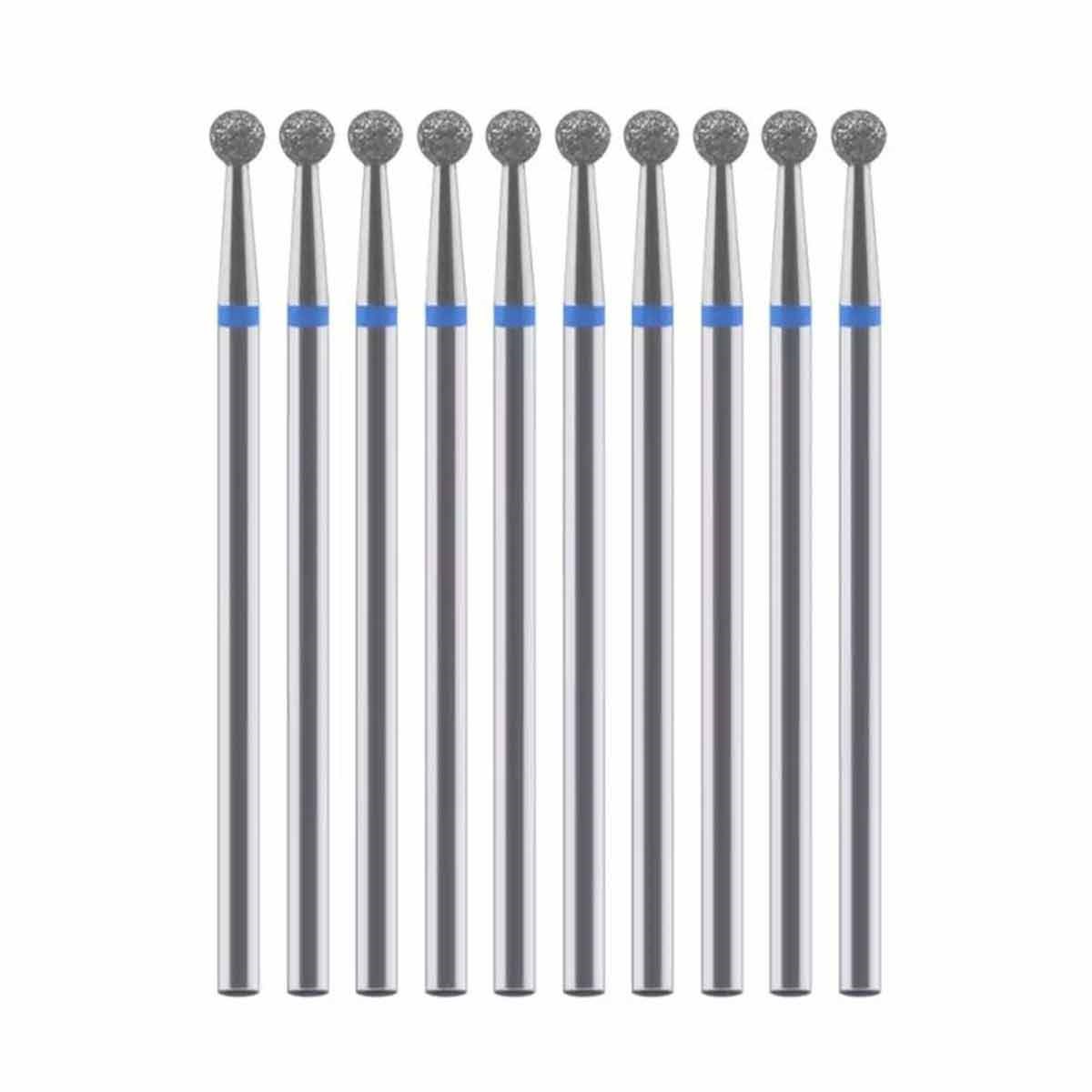 ELLEA NAİL 10'LU TOP MAVİ ELMAS FREZE UÇ