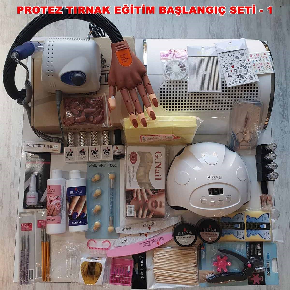 ELLEA NAİL PROTEZ TIRNAK EĞİTİM BAŞLANGIÇ SETİ 1