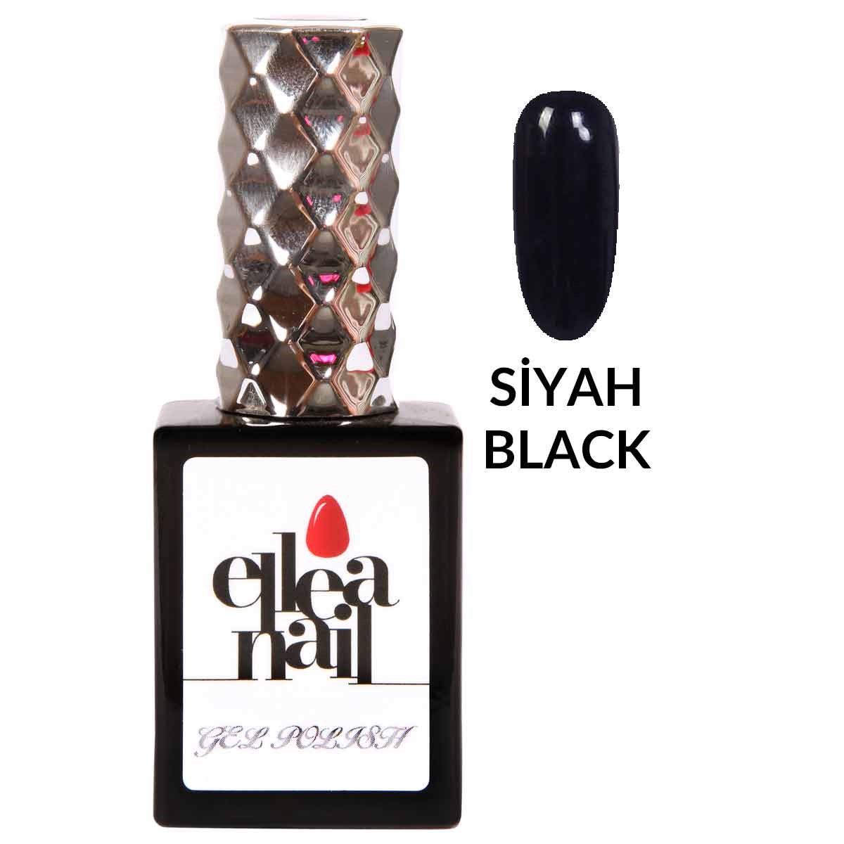 ELLEA NAİL SALON BOY 15 ML UV LED KALICI OJE SİYAH