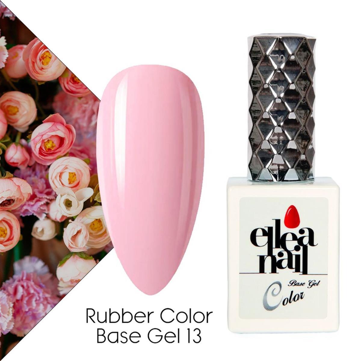 ELLEA NAİL SALON BOY 15 ML UV LED RUBBER COLOR BASE GEL 13 - ELLEA-NAİL-RUBBER-COLOR-BASE-13