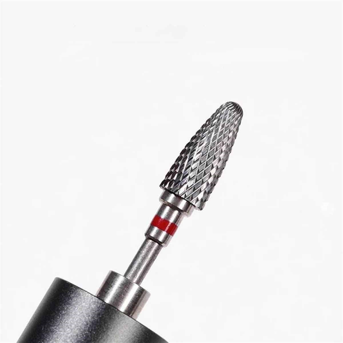 ELLEA NAİL TOMBUL KIRMIZI ÇELİK FREZE UÇ