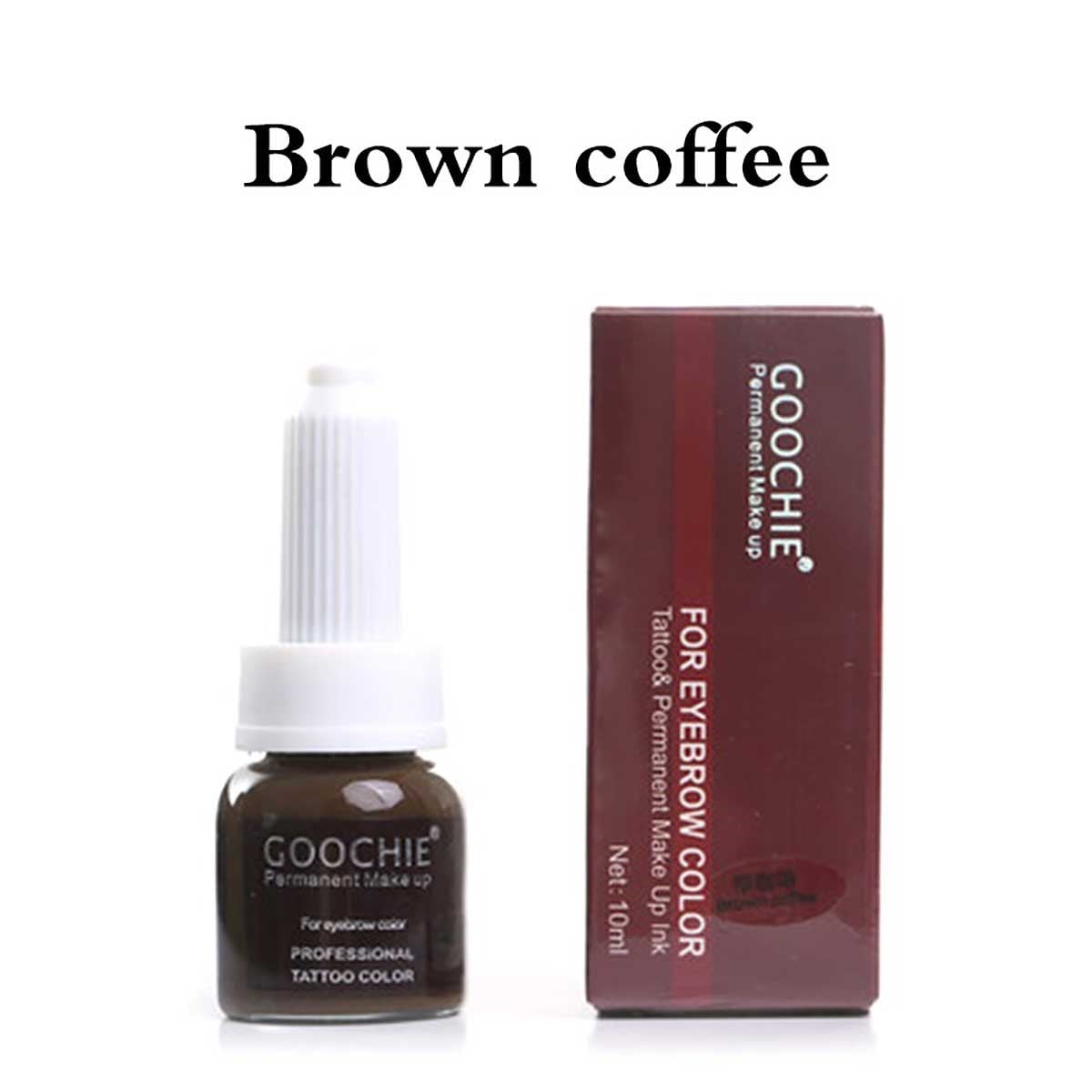 GOOCHIE KALICI MAKYAJ MİCROBLADİNG BOYA BROWN COFFEE