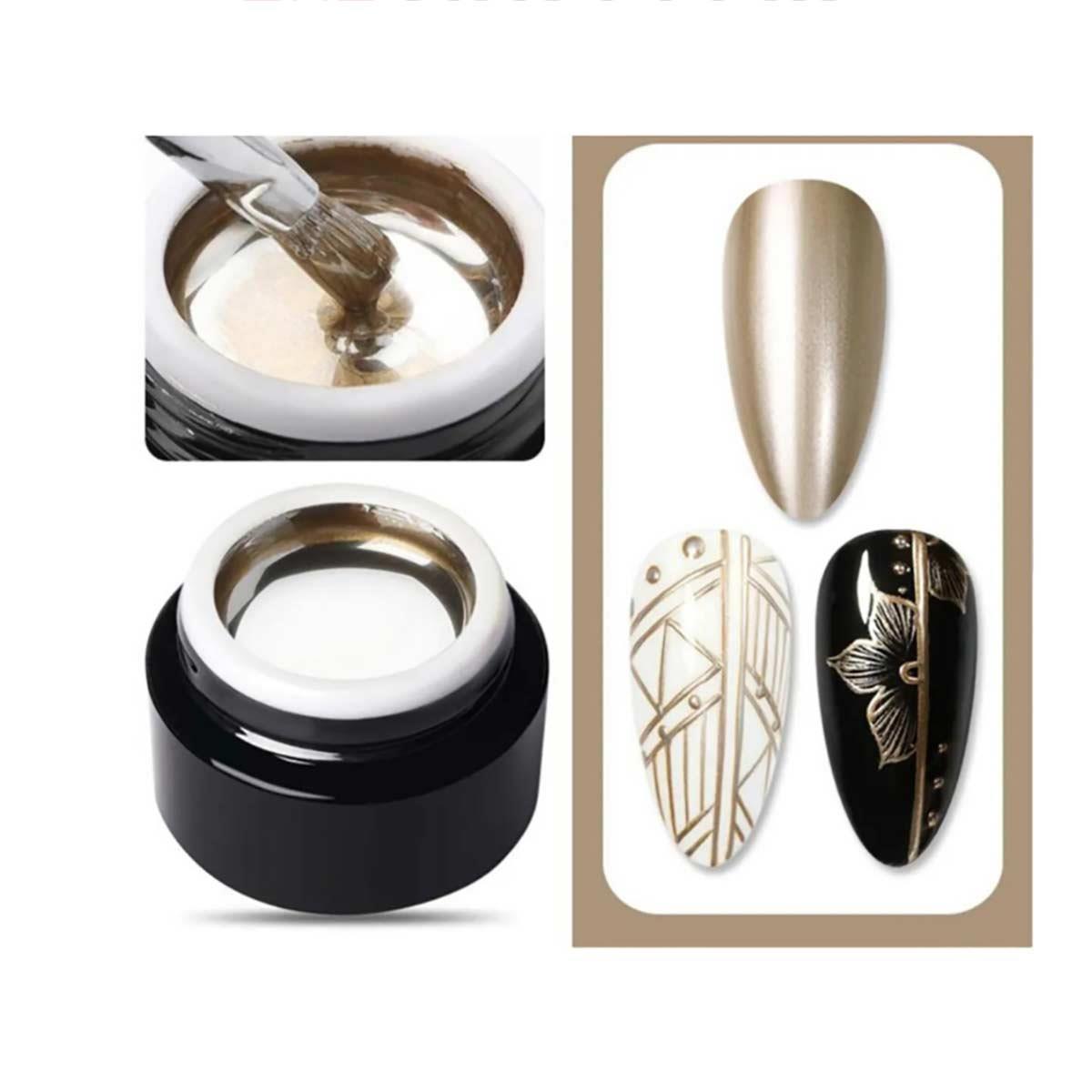 Metalik Altın Çizim Jeli - METALİK-ALTIN-ÇİZİM-JELİ