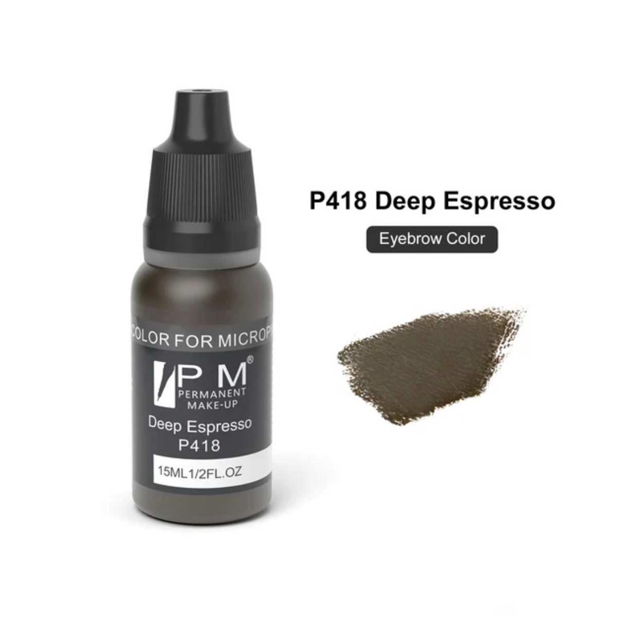 Permanent Makeup Derin Ekspreso Kahverengi Kalıcı Makyaj Pigmenti PM 418 Deep Espresso - PM-418-DEEP-ESPRESSO