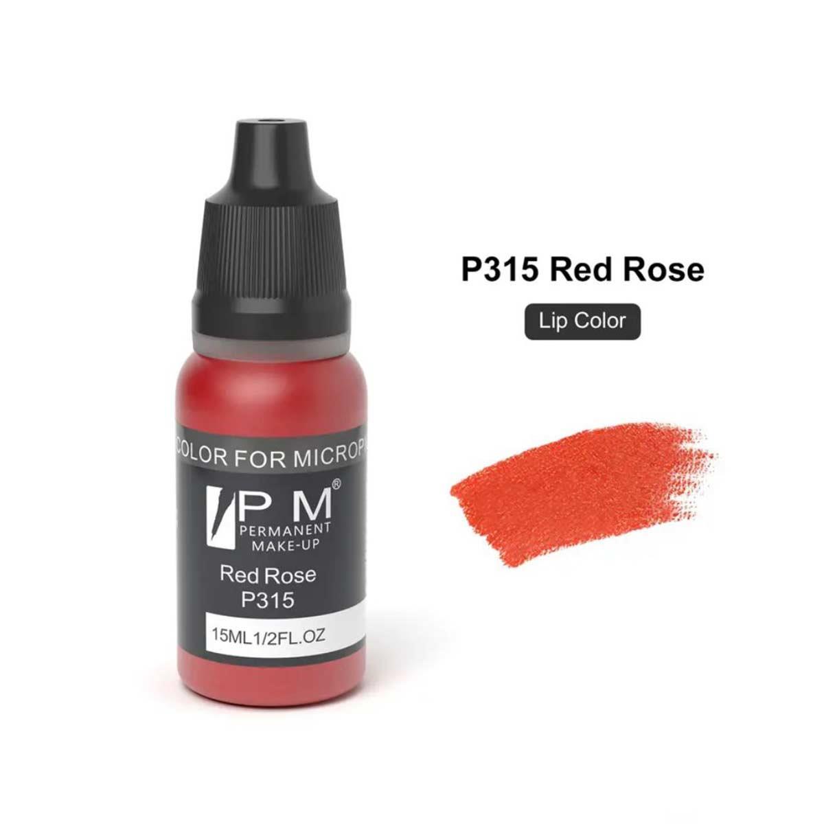 Permanent Makeup Kırmızı Gül Kalıcı Makyaj Pigmenti PM 315 Red Rose - PM-315-RED-ROSE