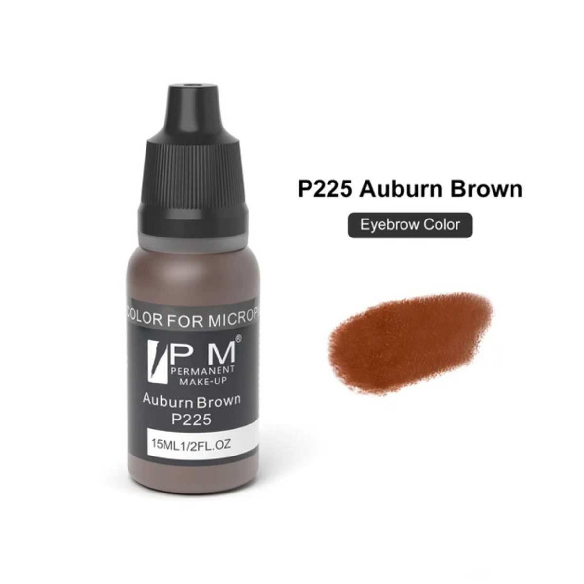 Permanent Makeup Kumral Kahverengi Kalıcı Makyaj Pigmenti PM 225 Auburn Brown - PM-225-AUBURN-BROWN