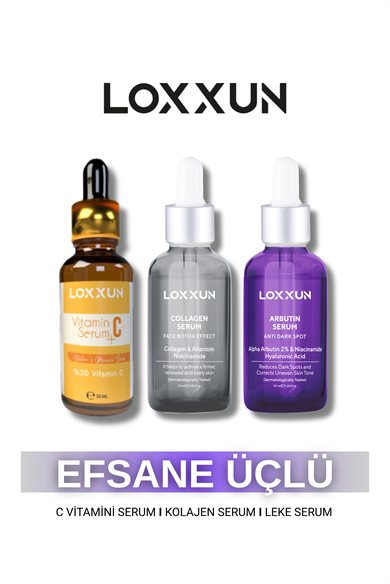 C Vitamini Serum + Kolajen Serum + Leke Serum Seti