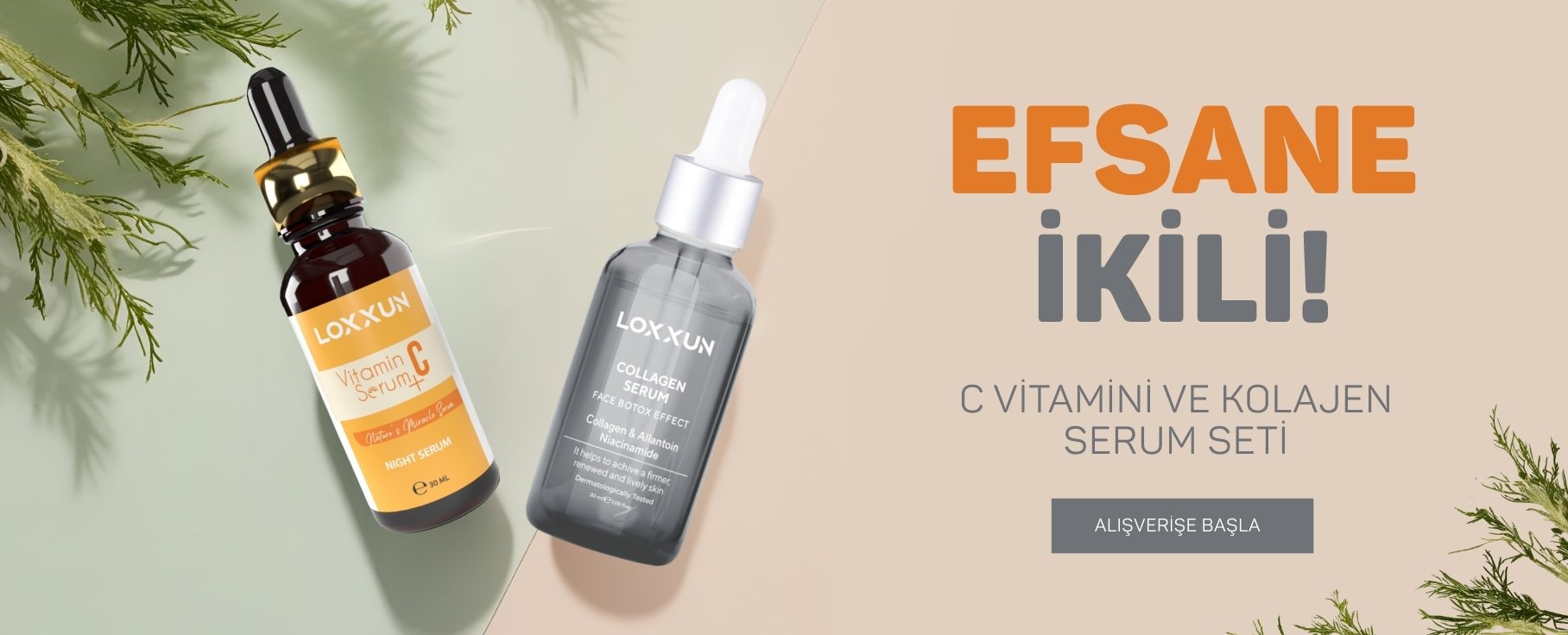 C Vitamini ve Kolajen Serum Seti
