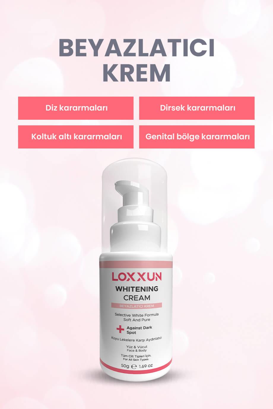 C Vitamini Serum + Kolajen Serum + Beyazlatıcı Krem - Loxxun Kozmetik
