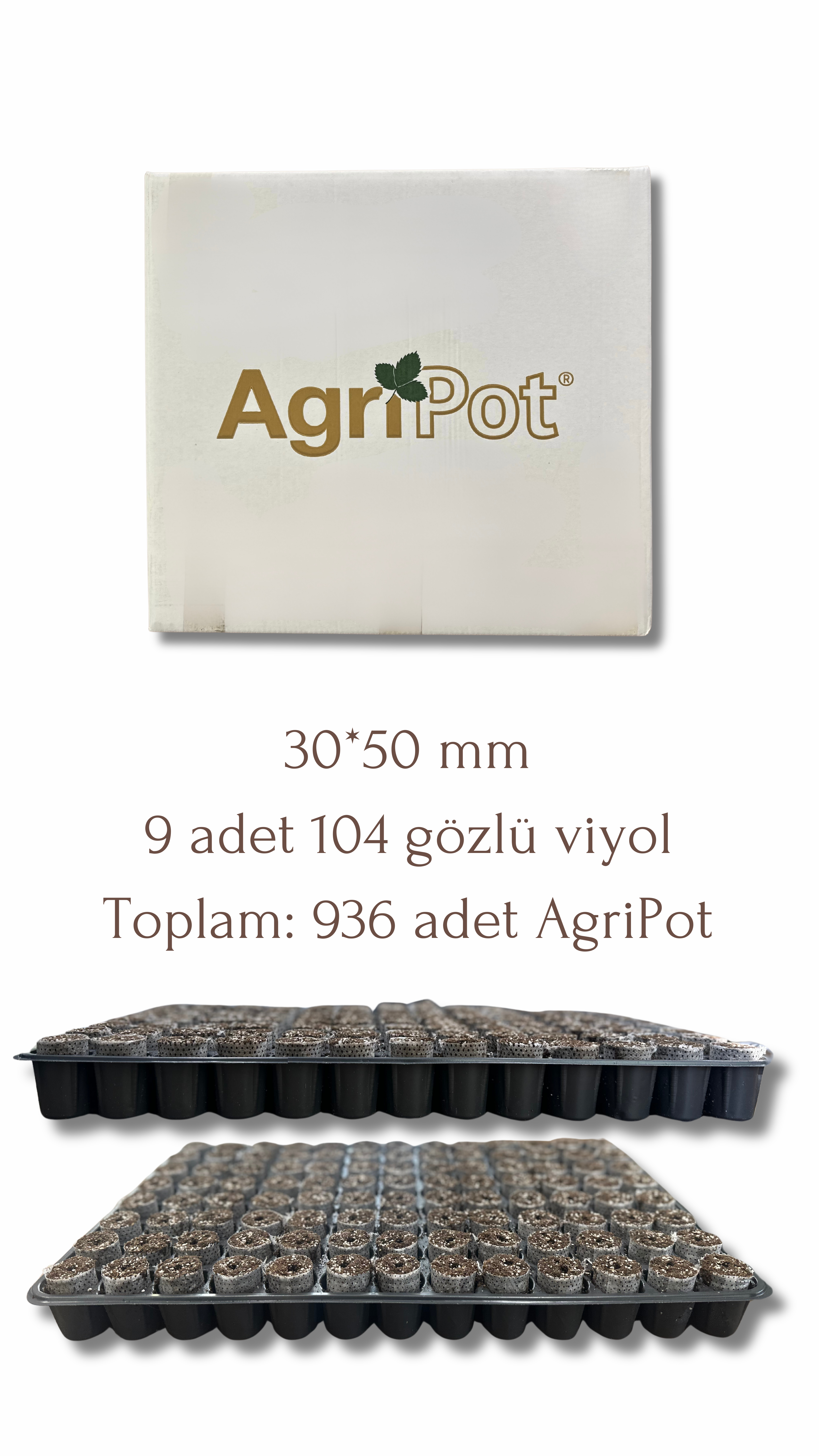 30*50 mm 104 Gözlü 9 Adet Viyolde Agripot
