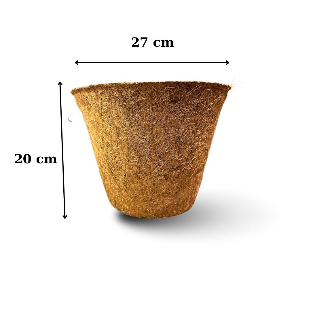 Coco Pot 20x27 cm Organik Bitki Saksısı 