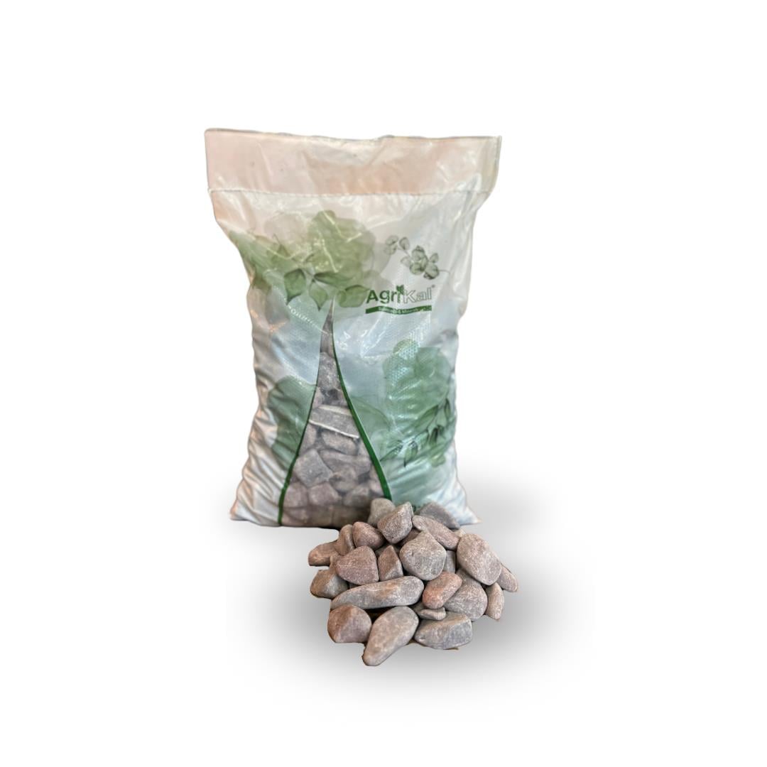 20 kg Large (4-6 cm) Bordo Dolomit Doğal Taş