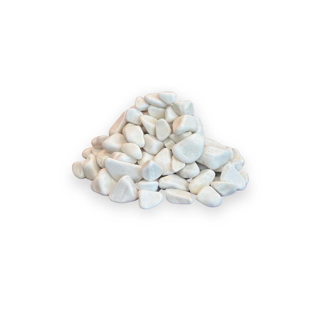 20 kg Fine (1-2 cm) Beyaz Dolomit Doğal Taş