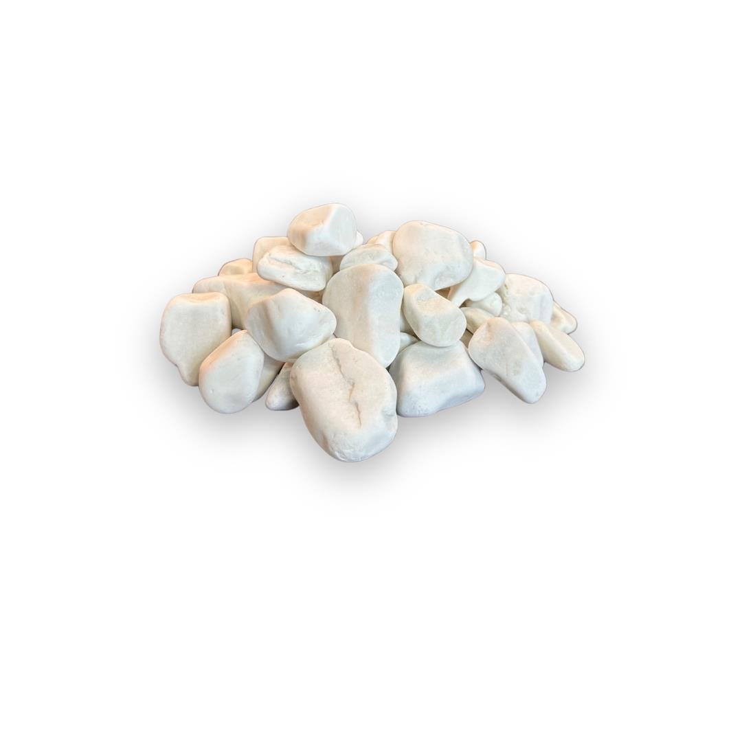 20 kg Medium (2-4 cm) Beyaz Dolomit Doğal Taşı