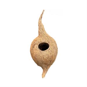 Cocopeat Asılabilen Doğal Tek Kuş yuvası