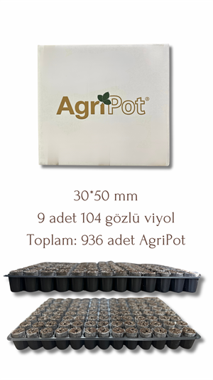 30*50 mm 104 Gözlü 9 Adet Viyolde Agripot