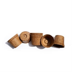 Coco Pot 5 adet 9x10 cm Organik Bitki Saksısı