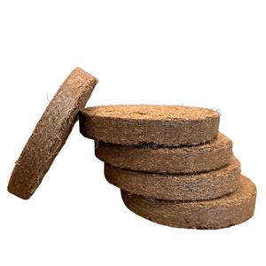 Sıkıştırılmış Cocopeat Mini Örtüsüz 100 mm Coco Disk