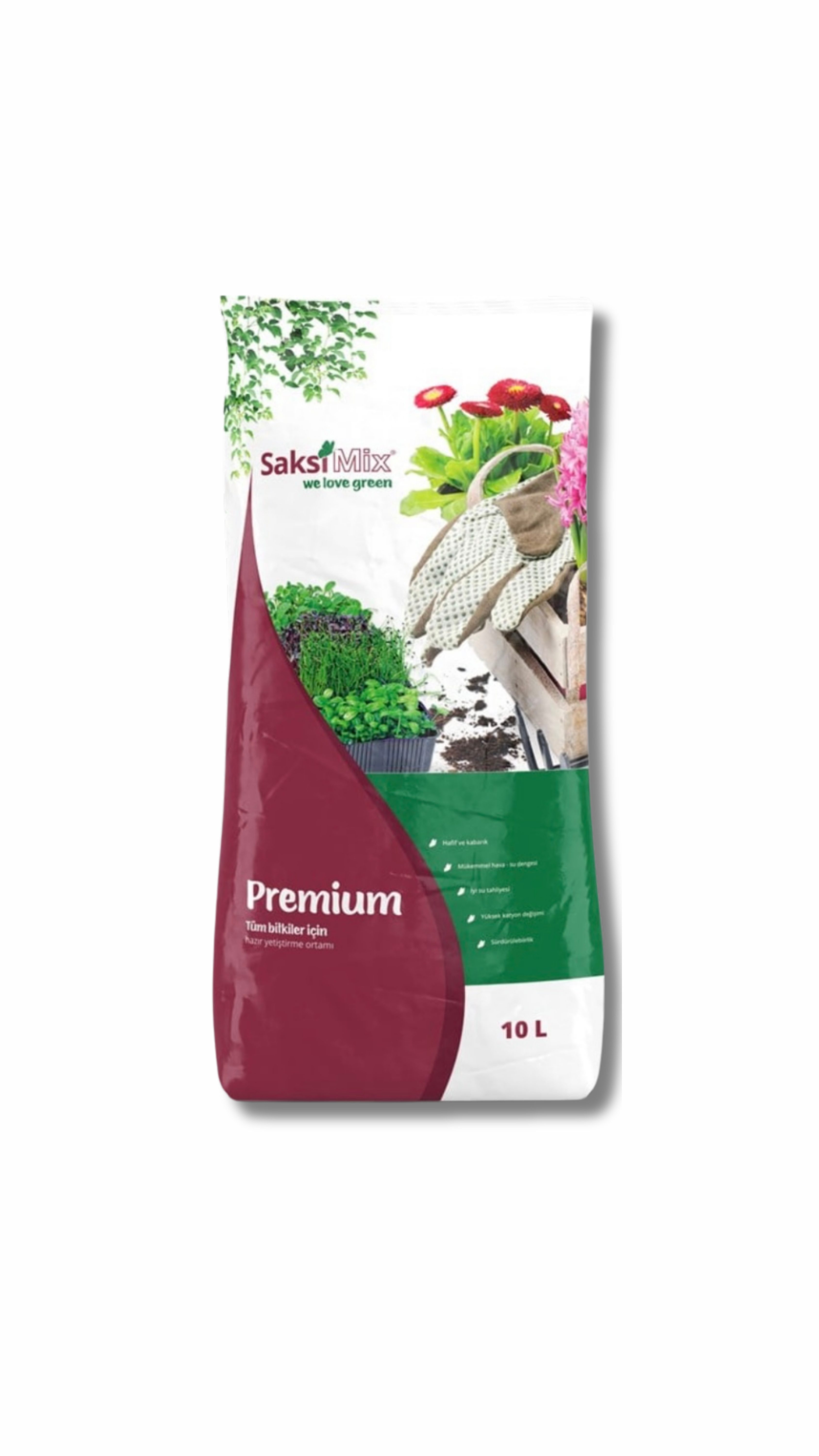 SAKSI MİX PREMİUM GÜBRELİ SUBSTRAT 10 LT