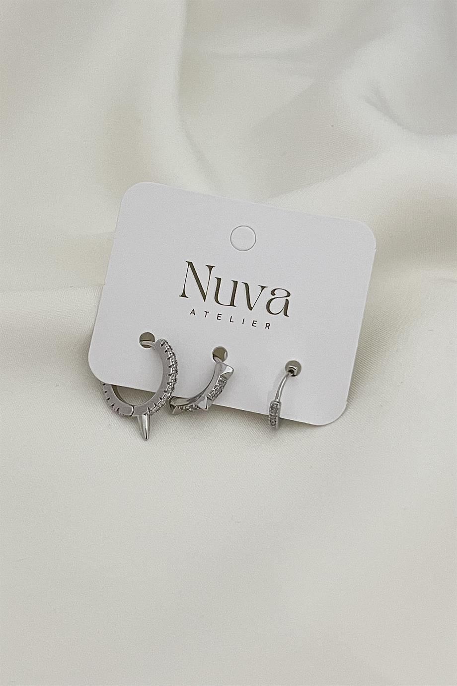 3lü Set Küpe