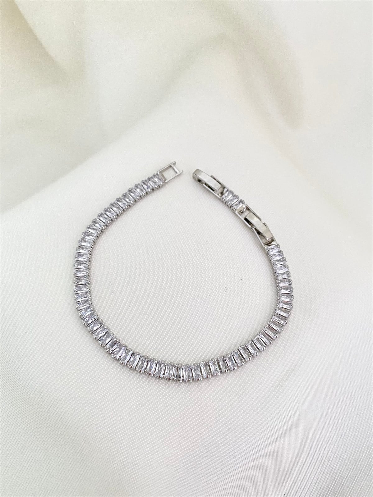 Mini Baget Silver Su Yolu Bileklik