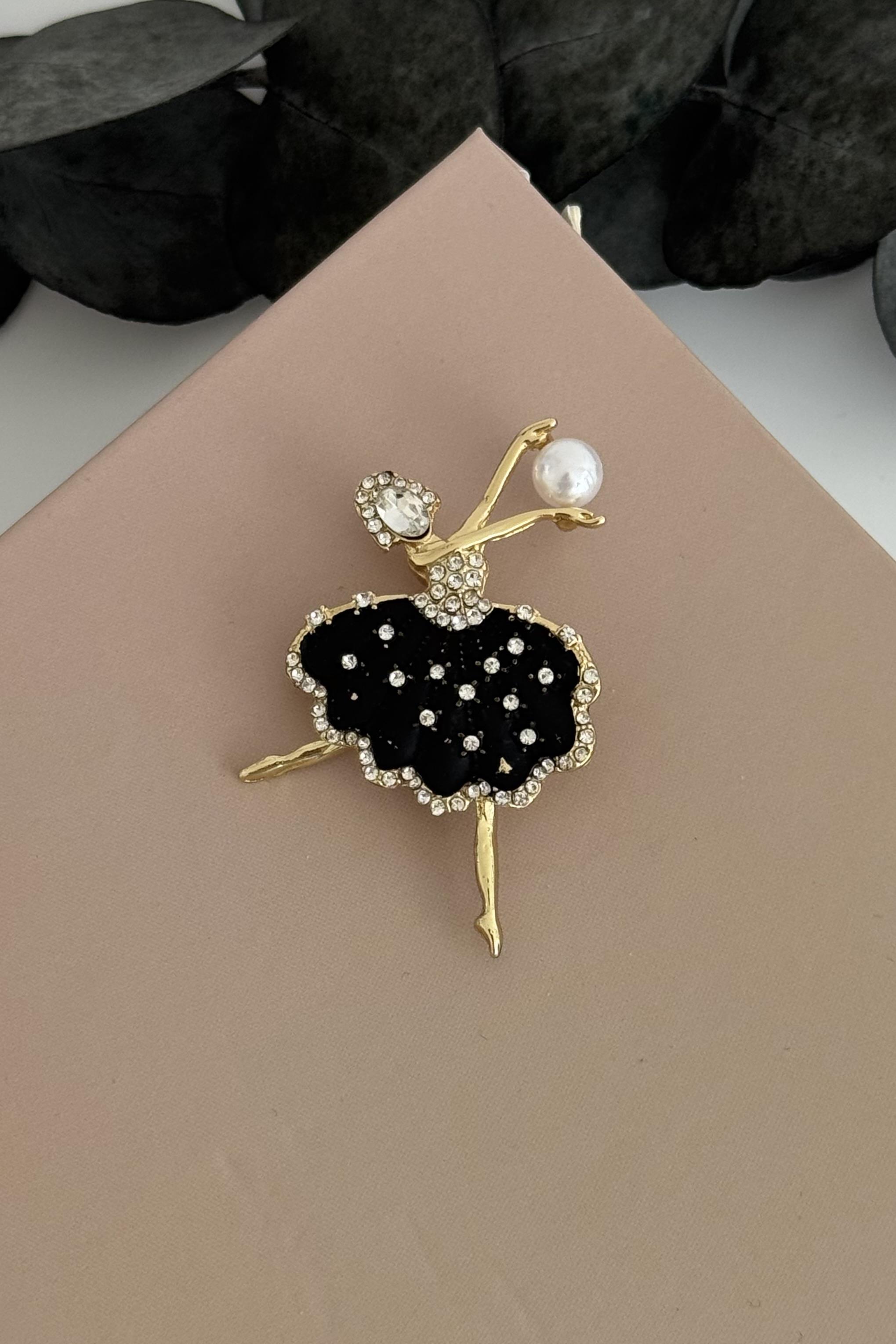 Balerin Motifli Broş