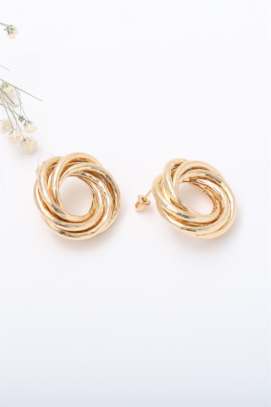 Circle Gold Küpe